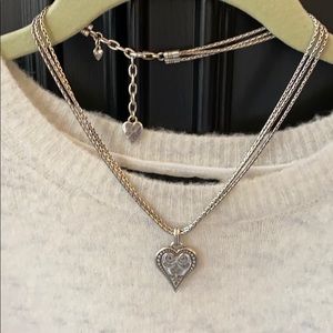 Brighton 16-18 inch silver necklace